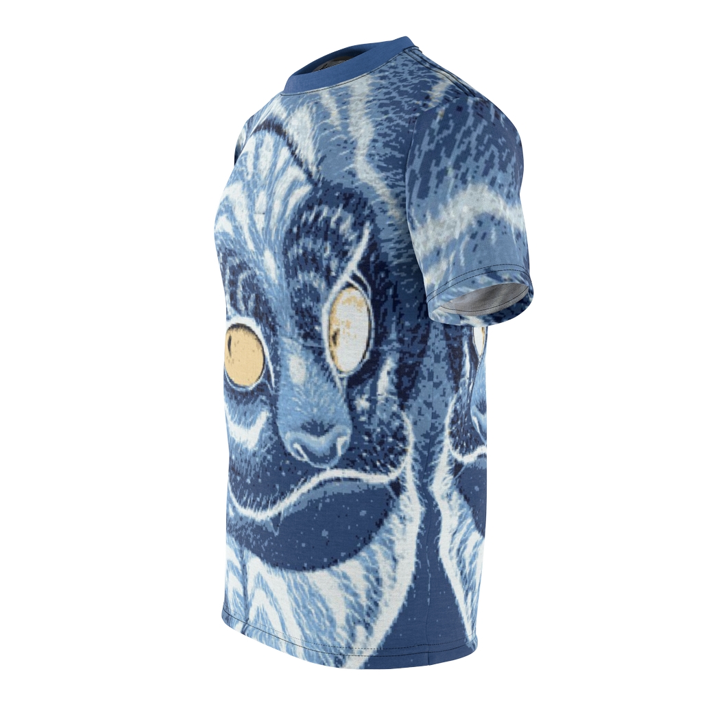 Ancient Japanese Cat Pixel Art Tee Shirt - Image 11