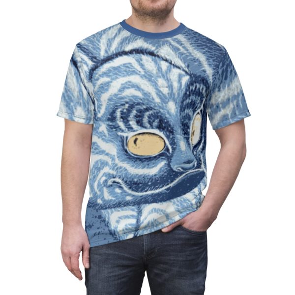 Ancient Japanese Cat Pixel Art Tee Shirt - Image 12