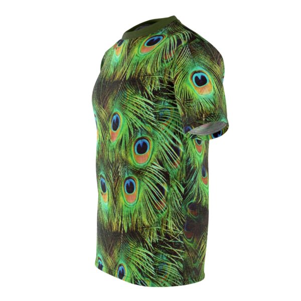 Peacock Feathers All Over Cut & Sew Tee - Image 4