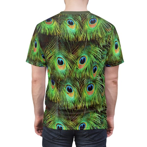 Peacock Feathers All Over Cut & Sew Tee - Image 6