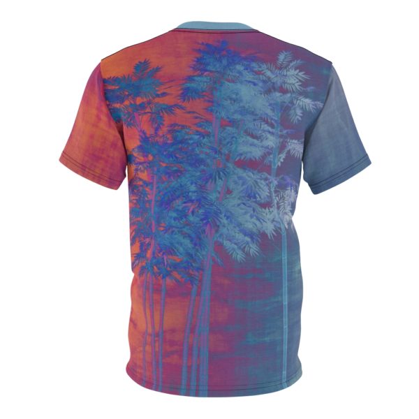 Blue Orange Trippy Trees All Over Cut & Sew Tee - Image 2
