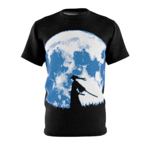 Pixel Samurai Earth & Moon All Over Cut & Sew Tee