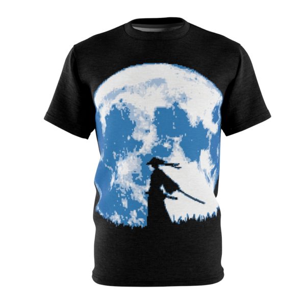 Pixel Samurai Earth & Moon All Over Cut & Sew Tee