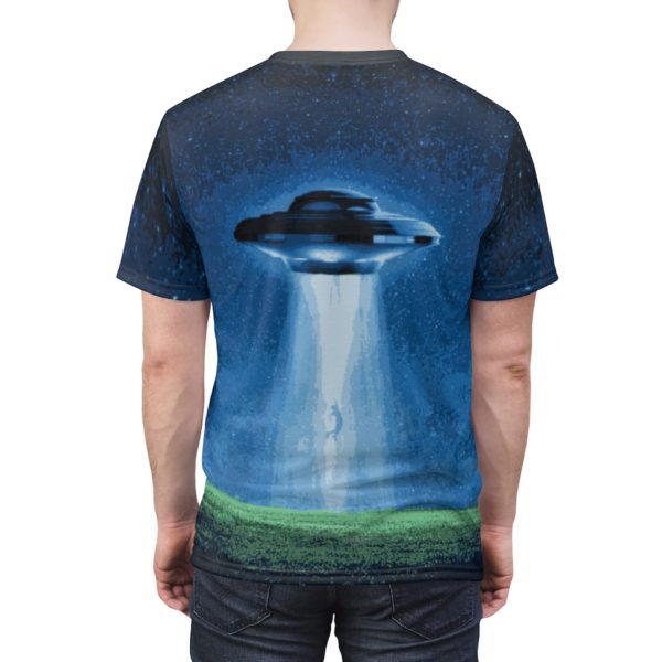 All Over Alien Abduction Pixel Cut & Sew Tee - Image 6