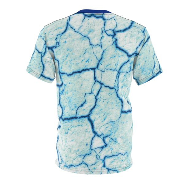 Pixel Guitar Blue Fire Cut & Sewn HD Tee Shirt - Image 2