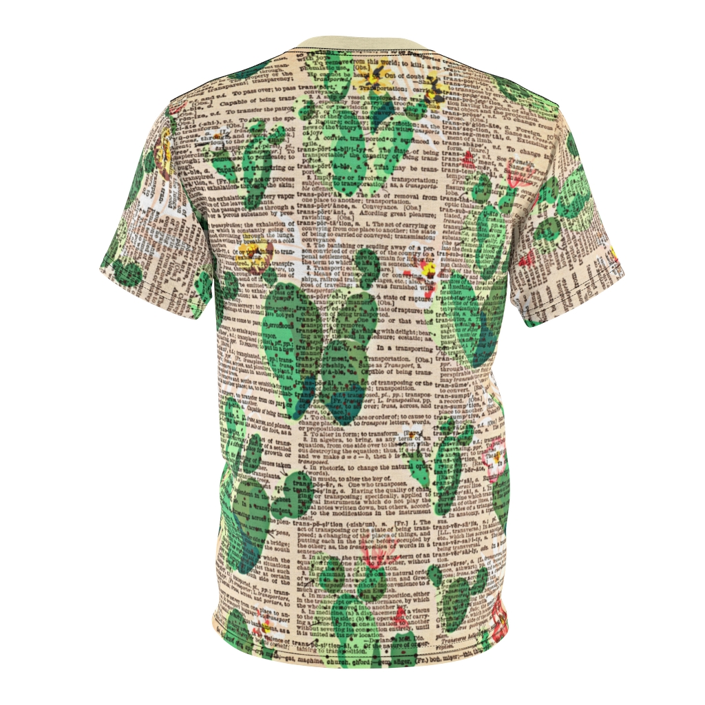 Desert Cactus Dictionary All Over Cut & Sew Tee - Image 2