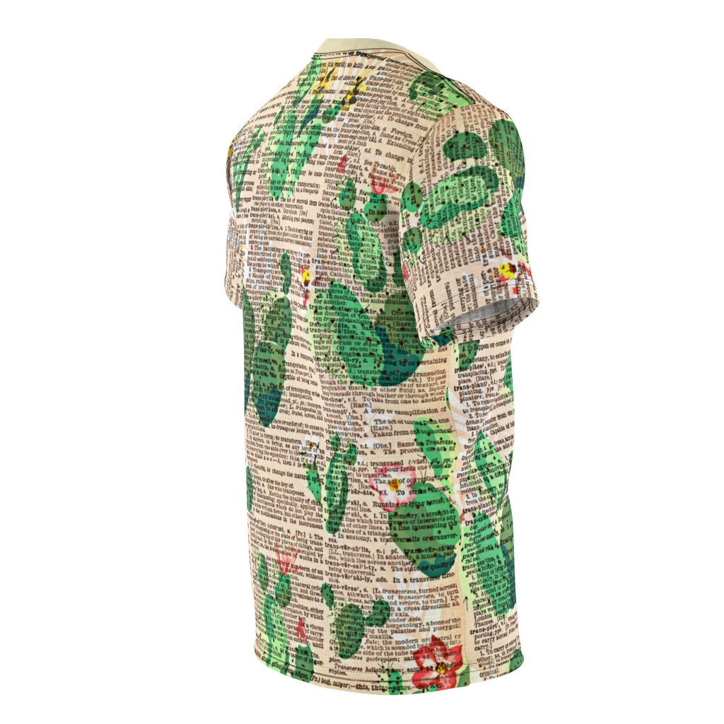 Desert Cactus Dictionary All Over Cut & Sew Tee - Image 3