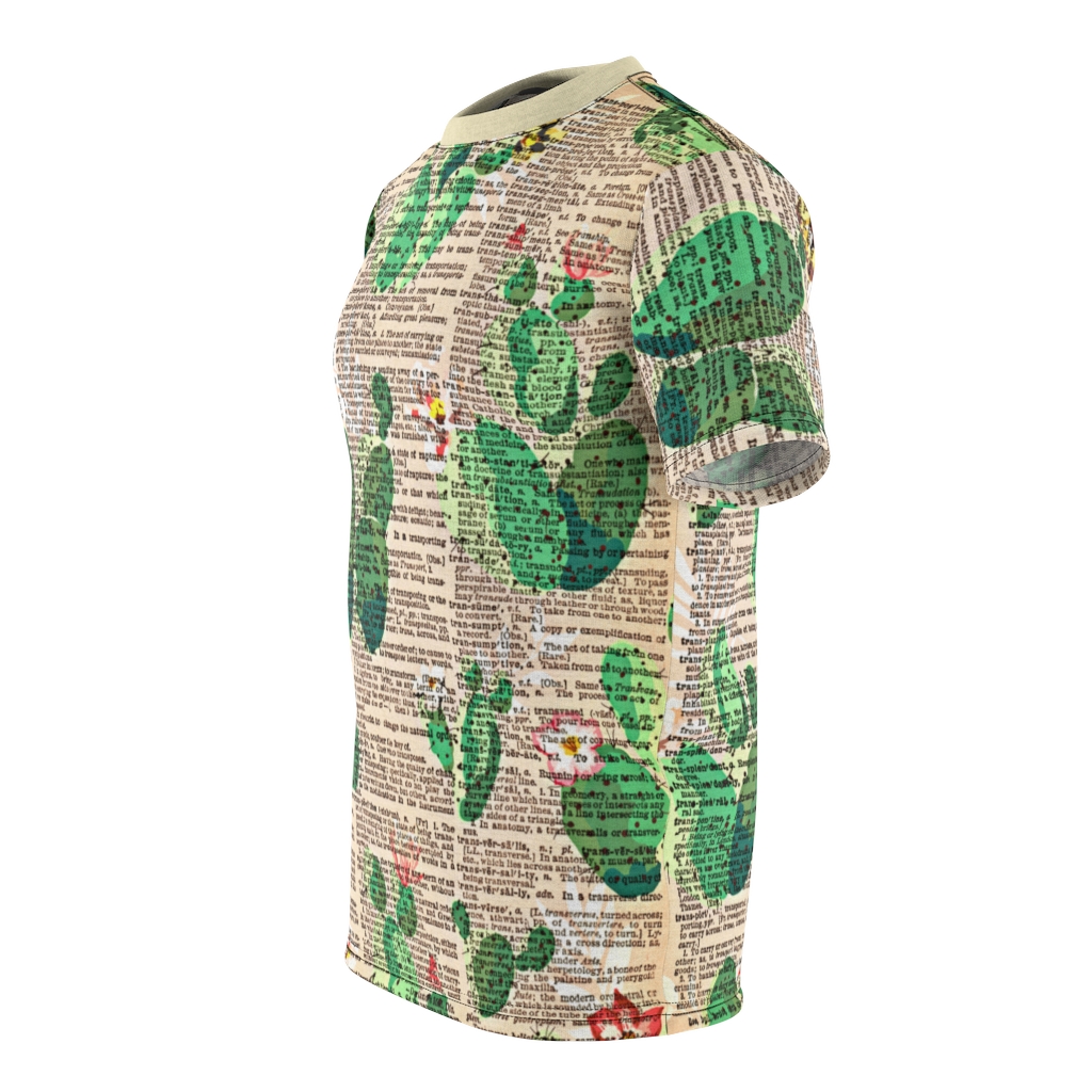 Desert Cactus Dictionary All Over Cut & Sew Tee - Image 4