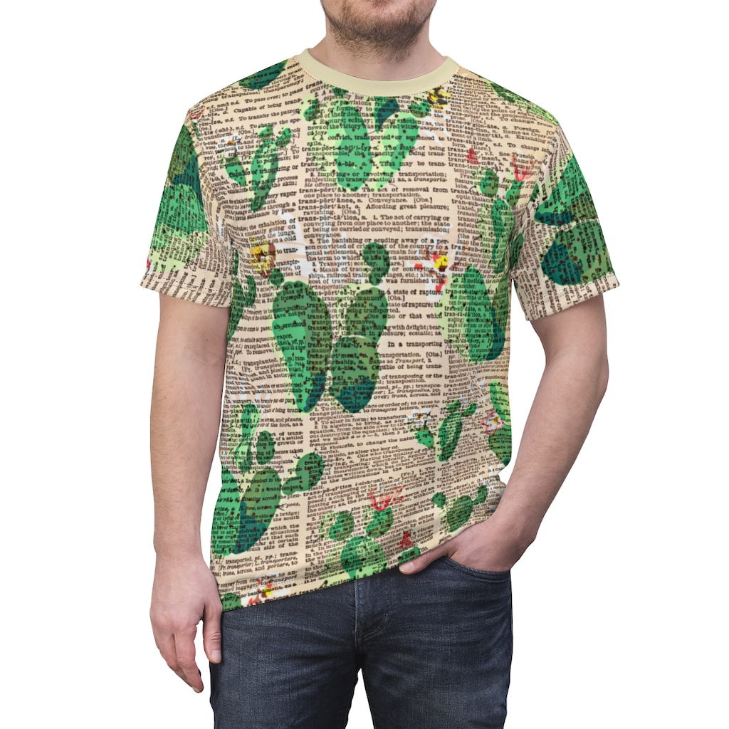Desert Cactus Dictionary All Over Cut & Sew Tee - Image 5