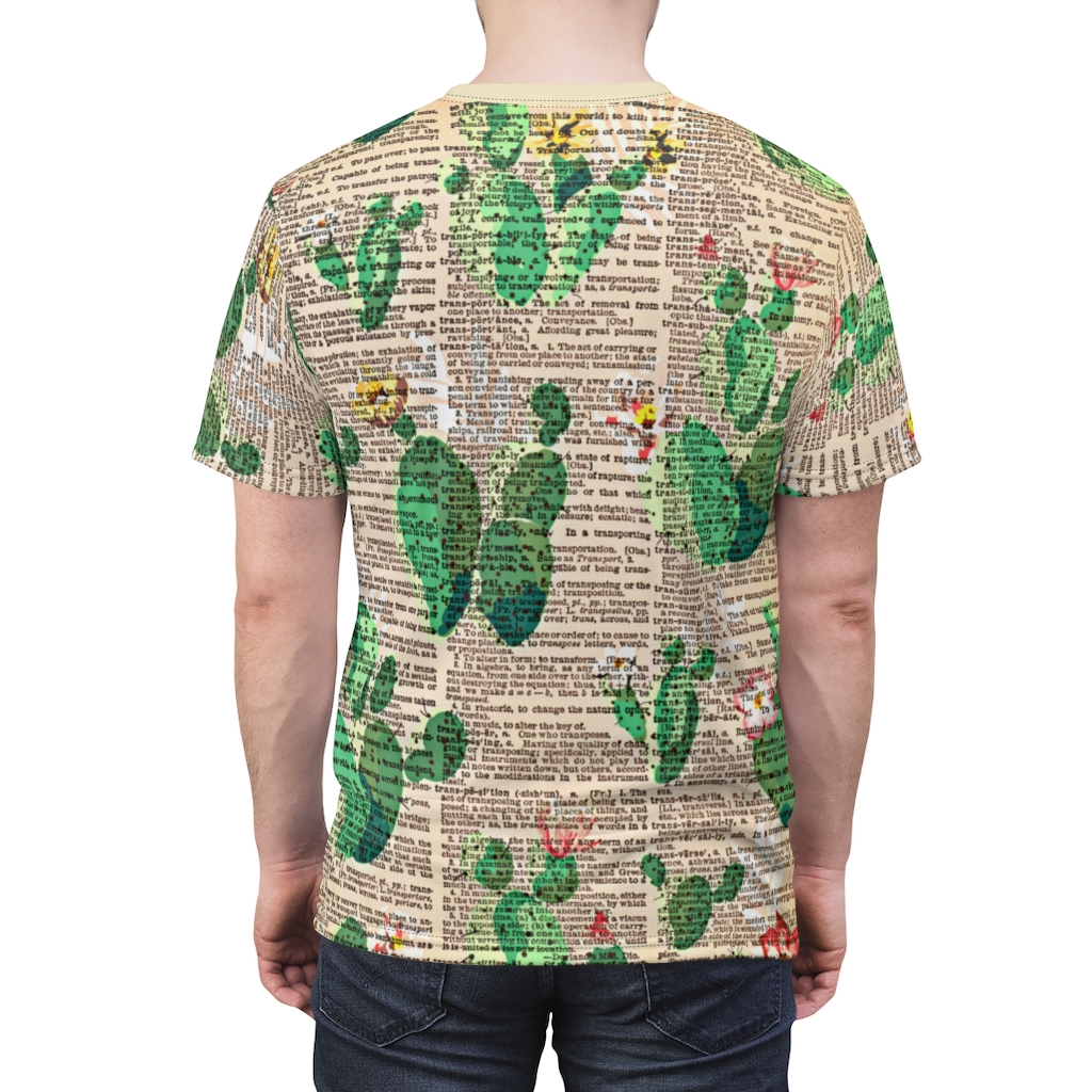 Desert Cactus Dictionary All Over Cut & Sew Tee - Image 6