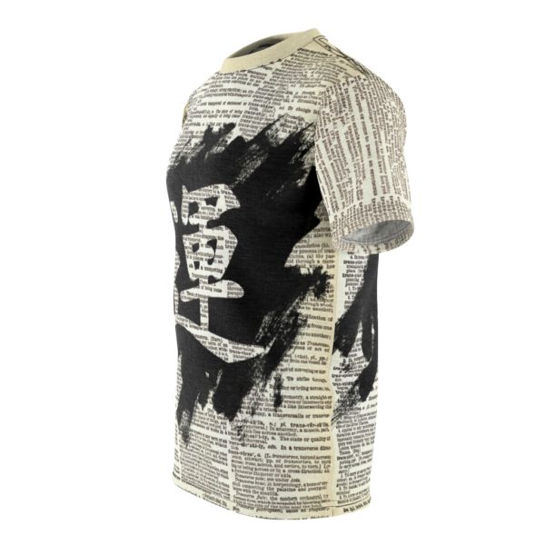 Japanese Luck Symbol Dictionary All Over Cut & Sew Tee - Image 4
