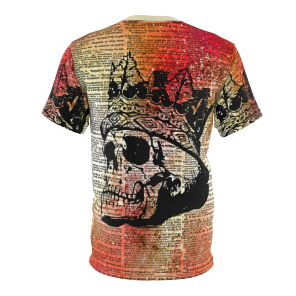 Skull and Crown Dictionary All Over Cut & Sew Tee - Image 2