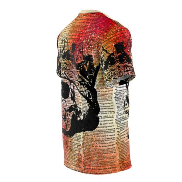 Skull and Crown Dictionary All Over Cut & Sew Tee - Image 3