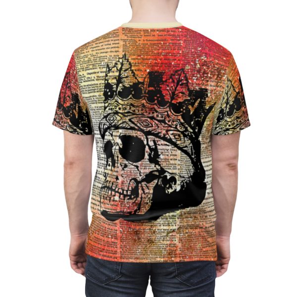 Skull and Crown Dictionary All Over Cut & Sew Tee - Image 6