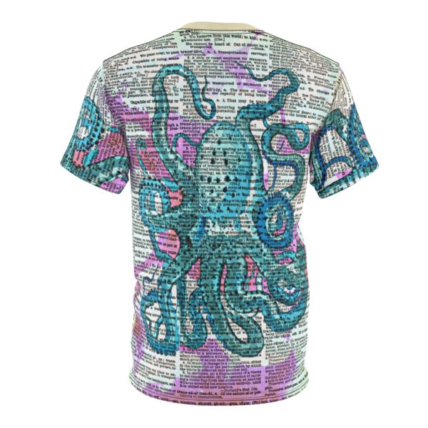 Blue and Pink Octopus Dictionary All Over Cut & Sew Tee - Image 2