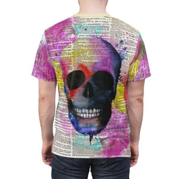 Colorful Skull Dictionary All Over Cut & Sew Tee - Image 6