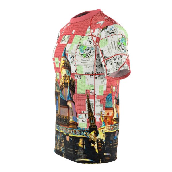 Cinderella Castle Anaheim Map All Over Cut & Sew Tee - Image 4