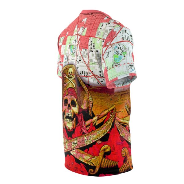 Pirate Skull Anaheim Map All Over Cut & Sew Tee - Image 3