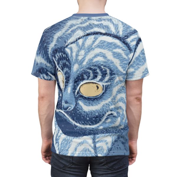 Ancient Japanese Cat Pixel Art Tee Shirt - Image 6