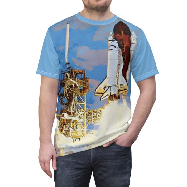 All Over Rocket Launch Cut & Sew Tee - Image 5