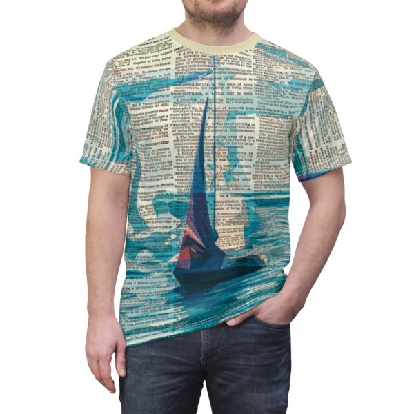 Sailboat Dictionary All Over Cut & Sew Tee - Image 5