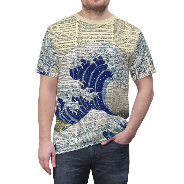 Japanese Wave Dictionary All Over Cut & Sew Tee - Image 5