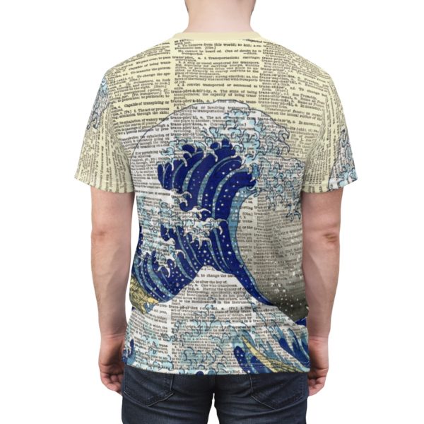Japanese Wave Dictionary All Over Cut & Sew Tee - Image 6