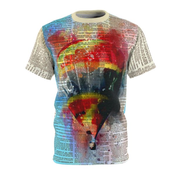 Hot Air Balloon Dictionary All Over Cut & Sew Tee