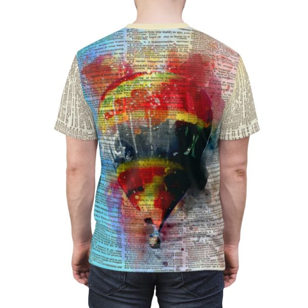 Hot Air Balloon Dictionary All Over Cut & Sew Tee - Image 6