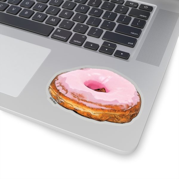 Kiss-Cut Pink Donut Sticker - Image 4