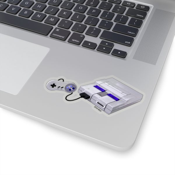 "Not Super Nintendo" Console Kiss-Cut Sticker - Image 4