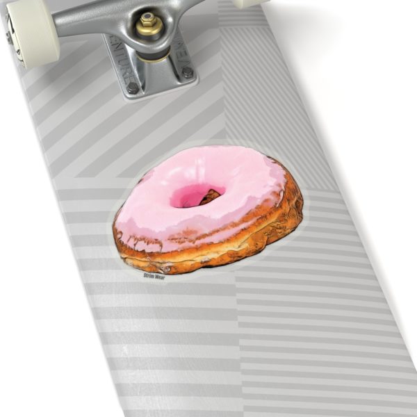 Kiss-Cut Pink Donut Sticker - Image 8