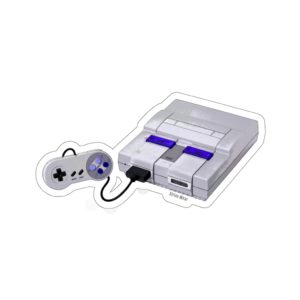 "Not Super Nintendo" Console Kiss-Cut Sticker